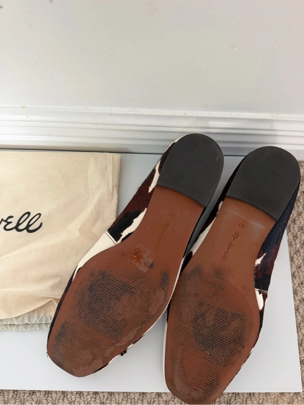 Madewell Mylie Ballet Flats in Brown, Black & White - Picture 6 of 6
